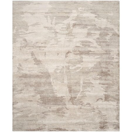 Safavieh 9 x 12 ft. Large Rectangle Contemporary Tibetan Silver Hand Knotted Rug TB753A-9